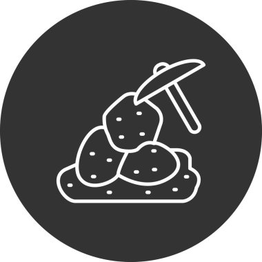 Gıda simgesinin vektör illüstrasyonu