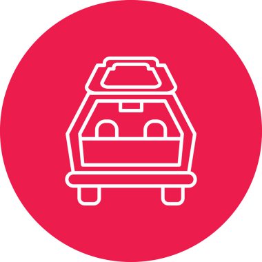 araba simgesi vektör illüstrasyonu