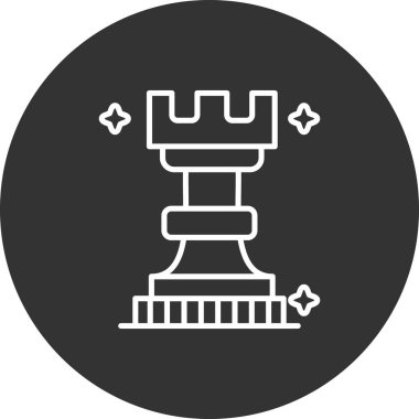 vektör illüstrasyonu, taç simgesi