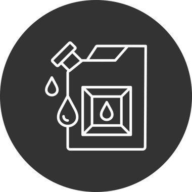 Yağ. Web simgesi basit tasarım