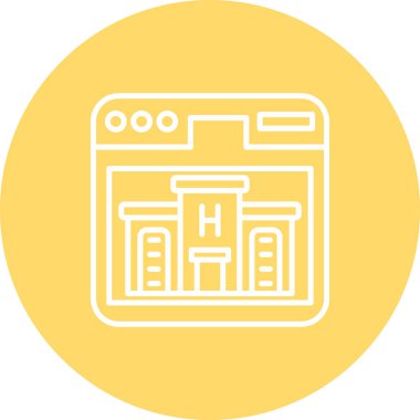 vektör benzin istasyonu simgesi