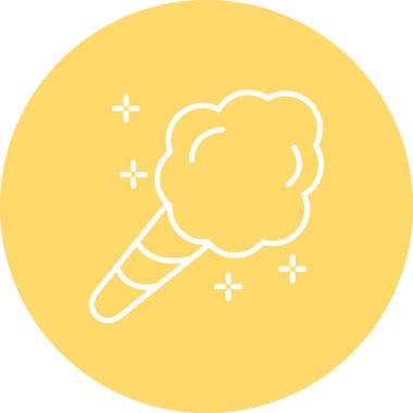 dondurma ikonu vektör illüstrasyonu