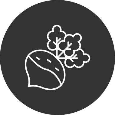 Gıda simgesinin vektör illüstrasyonu