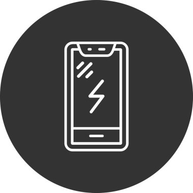 cep telefonu ikonu vektör illüstrasyonu