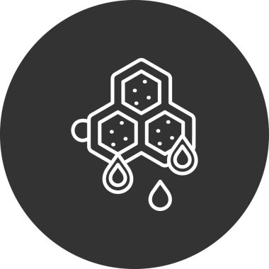 Kimyasal test simgesinin vektör çizimi