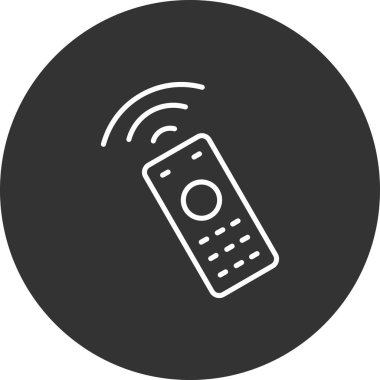 Uzaktan kumanda simge vektör çizim