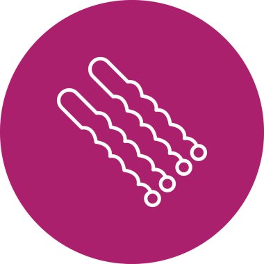 Projeniz için vektör sosis simgesi