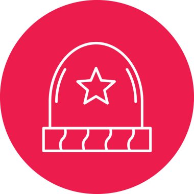 Bir yıldızın vektör illüstrasyonu