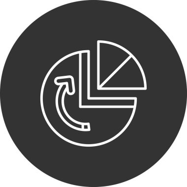 seo modern simgesinin vektör illüstrasyonu