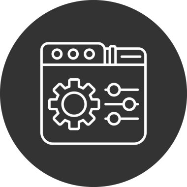 seo modern simgesinin vektör illüstrasyonu