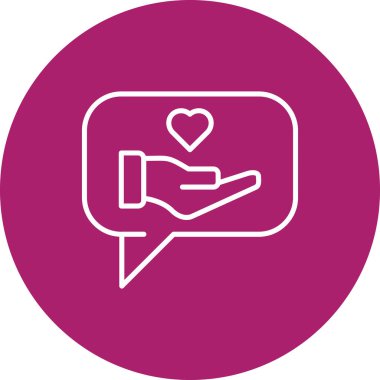 Modern simgenin vektör illüstrasyonu