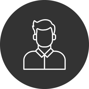 avatar insan kişisi simgesi ana hatlar biçiminde