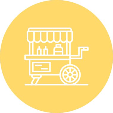 Gıda simgesinin vektör illüstrasyonu