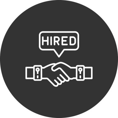 İş ve finans simgesinin vektör illüstrasyonu