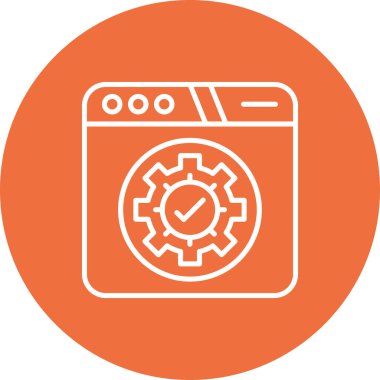 Modern çamaşır makinesinin vektör çizimi