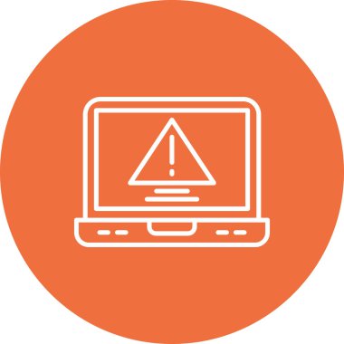 Bilgisayar. Web simgesi basit illüstrasyon