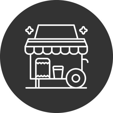 Gıda simgesinin vektör illüstrasyonu