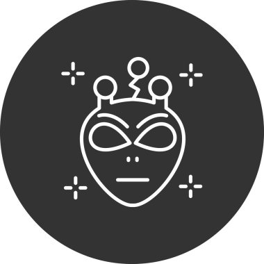 Bir Cadılar Bayramı simgesinin vektör illüstrasyonu