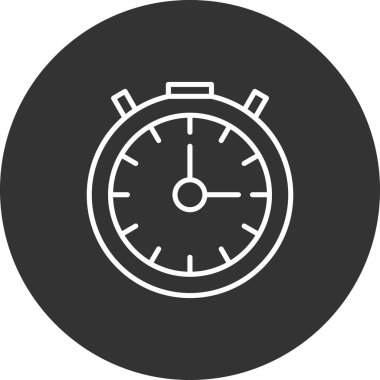 Alarm saat vektör simgesi