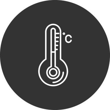 sıcaklık simgesi, vektör tasarımı