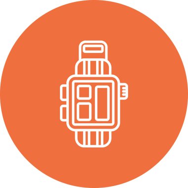 Modern b 'nin vektör illüstrasyonu eksik simgesi