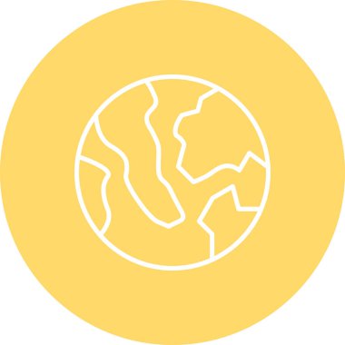 Küresel simge vektör illüstrasyonu