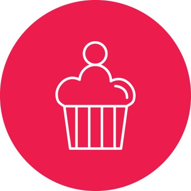 Tatlım. Web simgesi basit tasarım