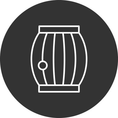 Varil simge vektör çizim