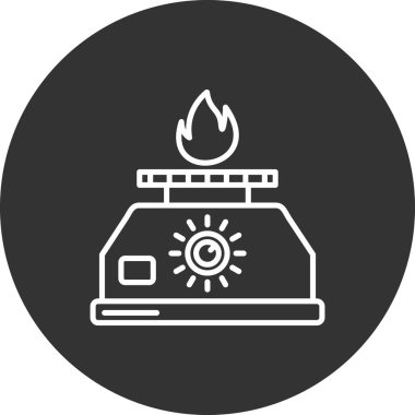 Bina modern simgesi tasarım vektör çizimi