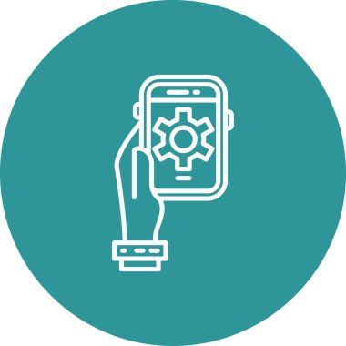 seo modern simgesinin vektör illüstrasyonu