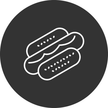 Gıda simgesinin vektör illüstrasyonu