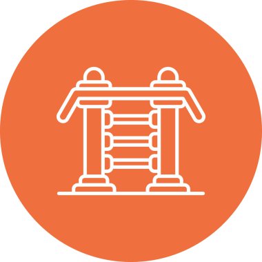 Modern binanın vektör illüstrasyonu