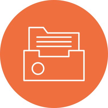 Dizin simgesinin vektör illüstrasyonu