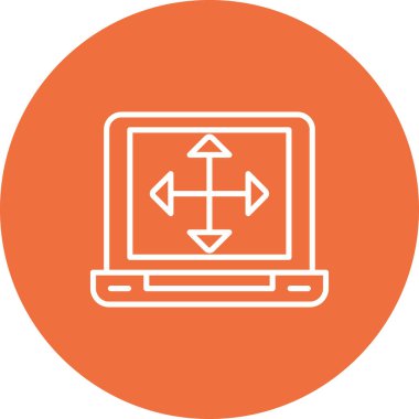 seo modern simgesinin vektör illüstrasyonu