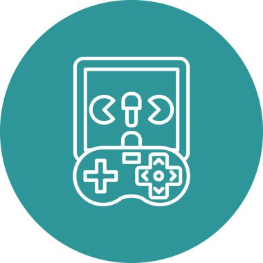 oyun simgesi vektör çizimi