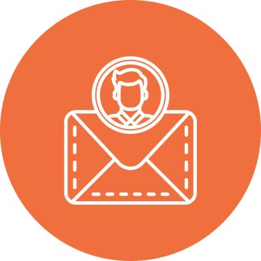 E-posta. Web simgesi basit tasarım