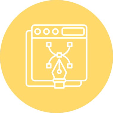 seo modern simgesinin vektör illüstrasyonu