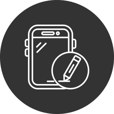 Telefon simgesi vektör illüstrasyonu