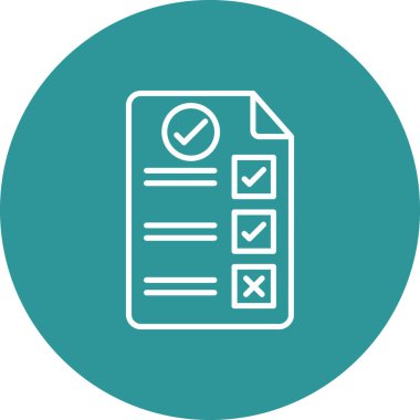 Vektör belgesi Simge illüstrasyonu