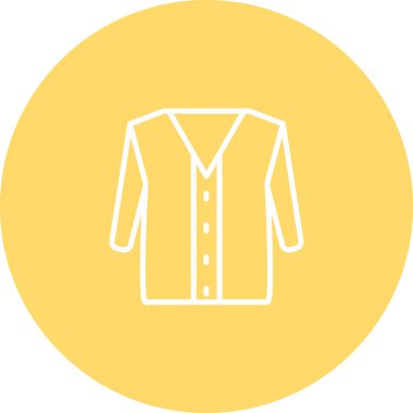 Gömlek. Web simgesi basit illüstrasyon