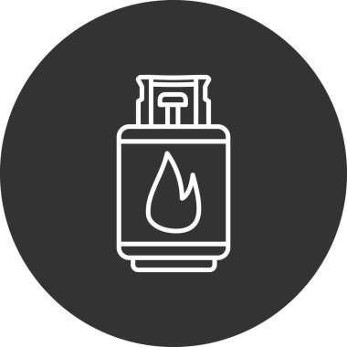 Yangın söndürme ikonu. vektör illüstrasyonu