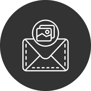 e-posta ileti simge vektör çizim