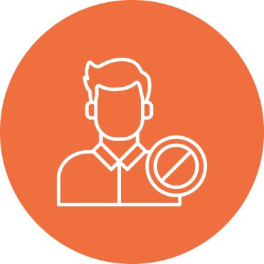 İnsan simgesinin vektör illüstrasyonu