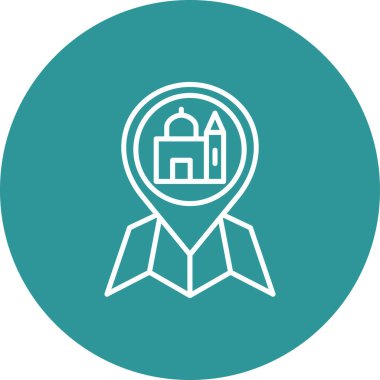 Eğitim simgesinin vektör illüstrasyonu