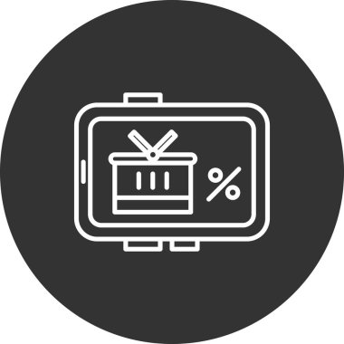 Alışveriş poşeti simgesi, vektör illüstrasyonu