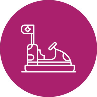 Modern oto tamir simgesinin vektör illüstrasyonu