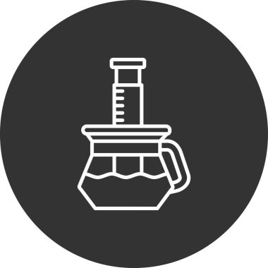 Modern simgenin vektör illüstrasyonu