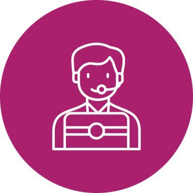 İnsan simgesinin vektör illüstrasyonu