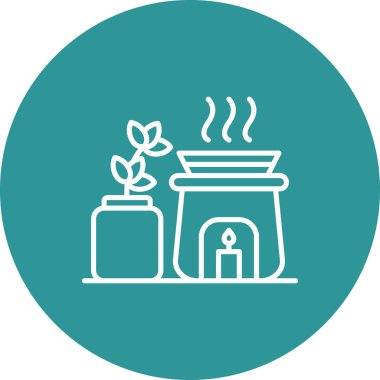 Esrar vektör sembol içindeki eşsiz bitkiler