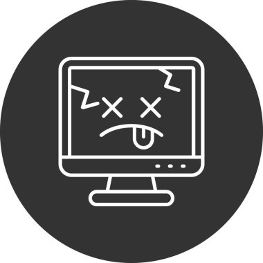 Hata. Web simgesi basit illüstrasyon